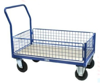 Platform trolley With Mesh Side