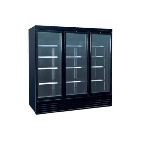 Three Glass Doors Chiller & Freezer
