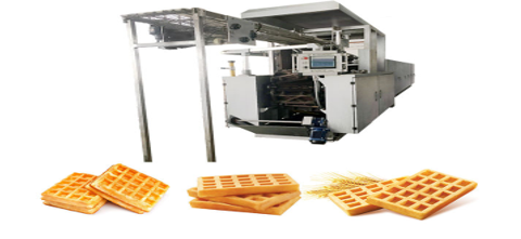 Waffle maker / waffle production line