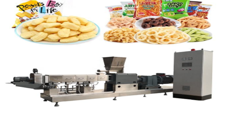 Wheat puffing snack bar machine & snacks food extruded rice processing line