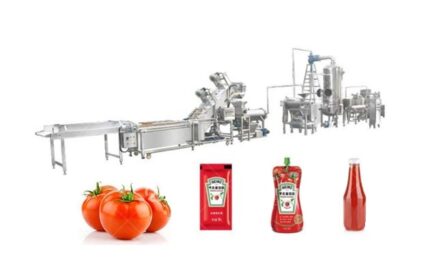 Tomato paste processing line